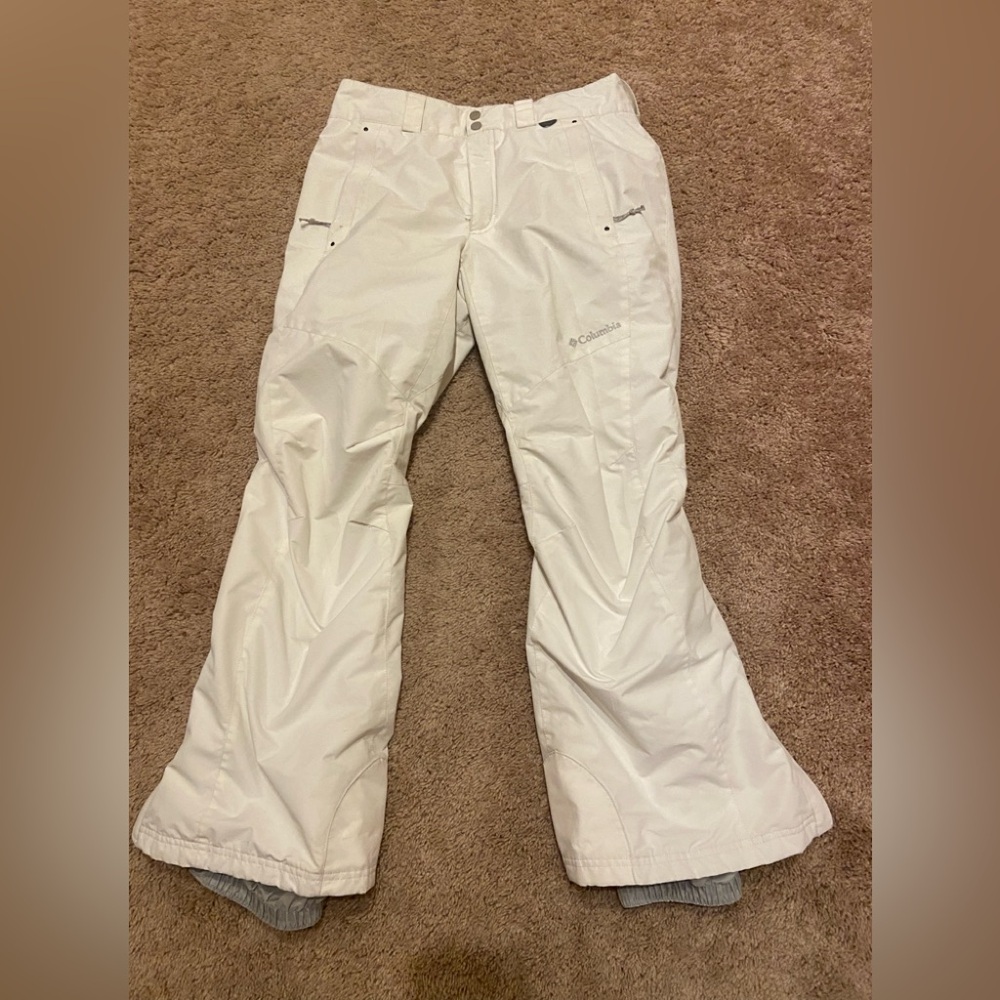 Columbia women’s White Snow Pants